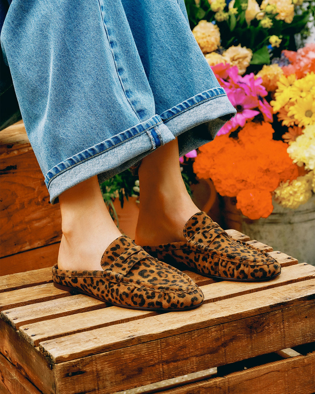 RAFE LEOPARD SUEDE  Famous | Online Store