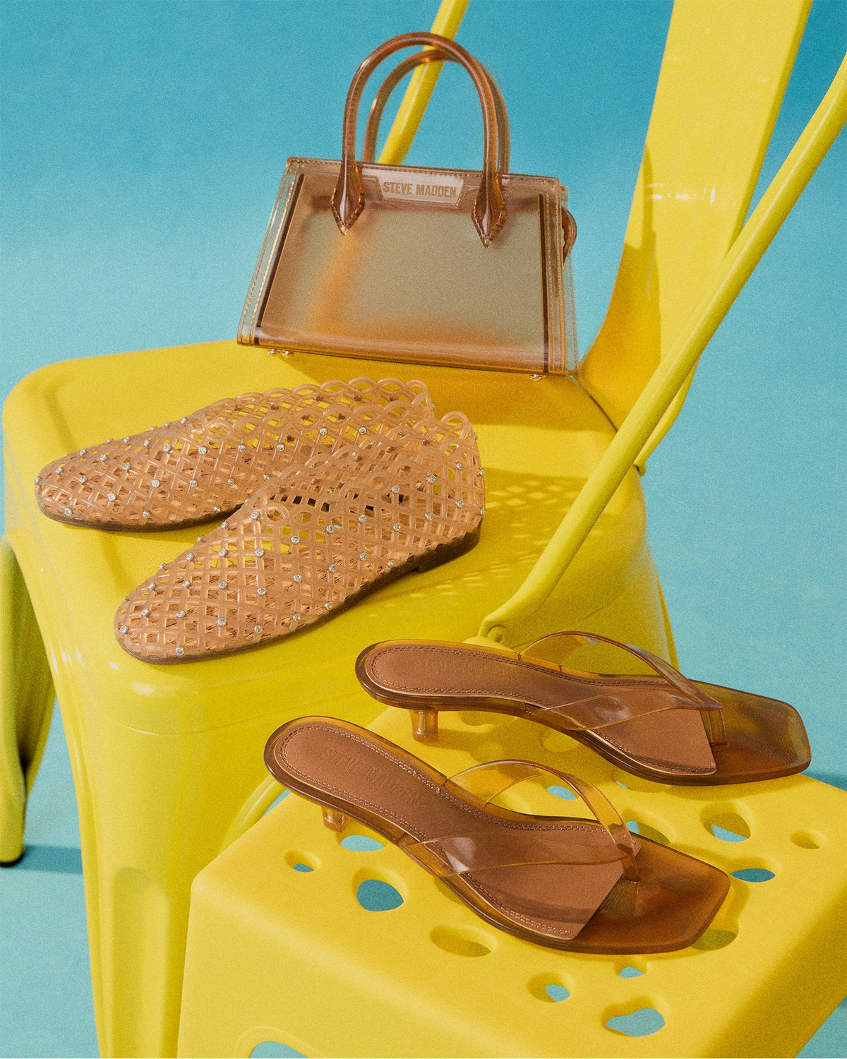GROVE RHINESTONES FLAT & PEACH BAG BUNDLE  Famous | Online Store