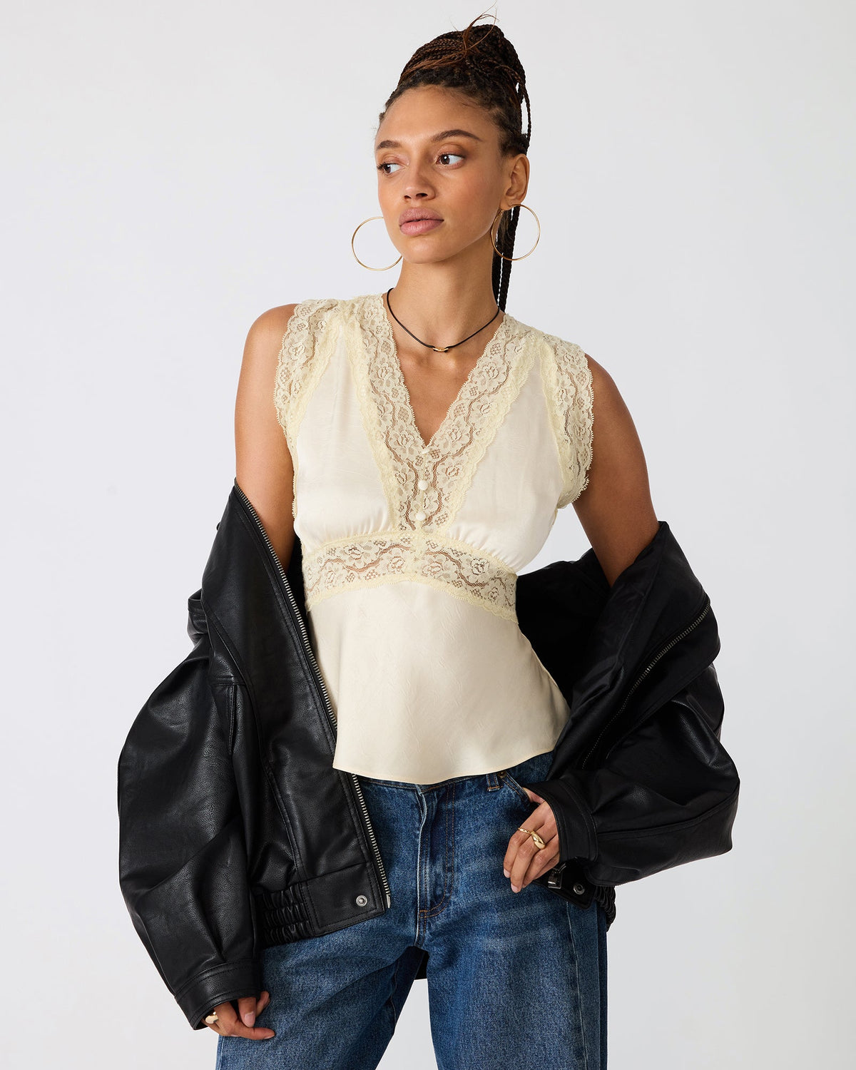ELINOR TOP CREAM  Famous | Online Store