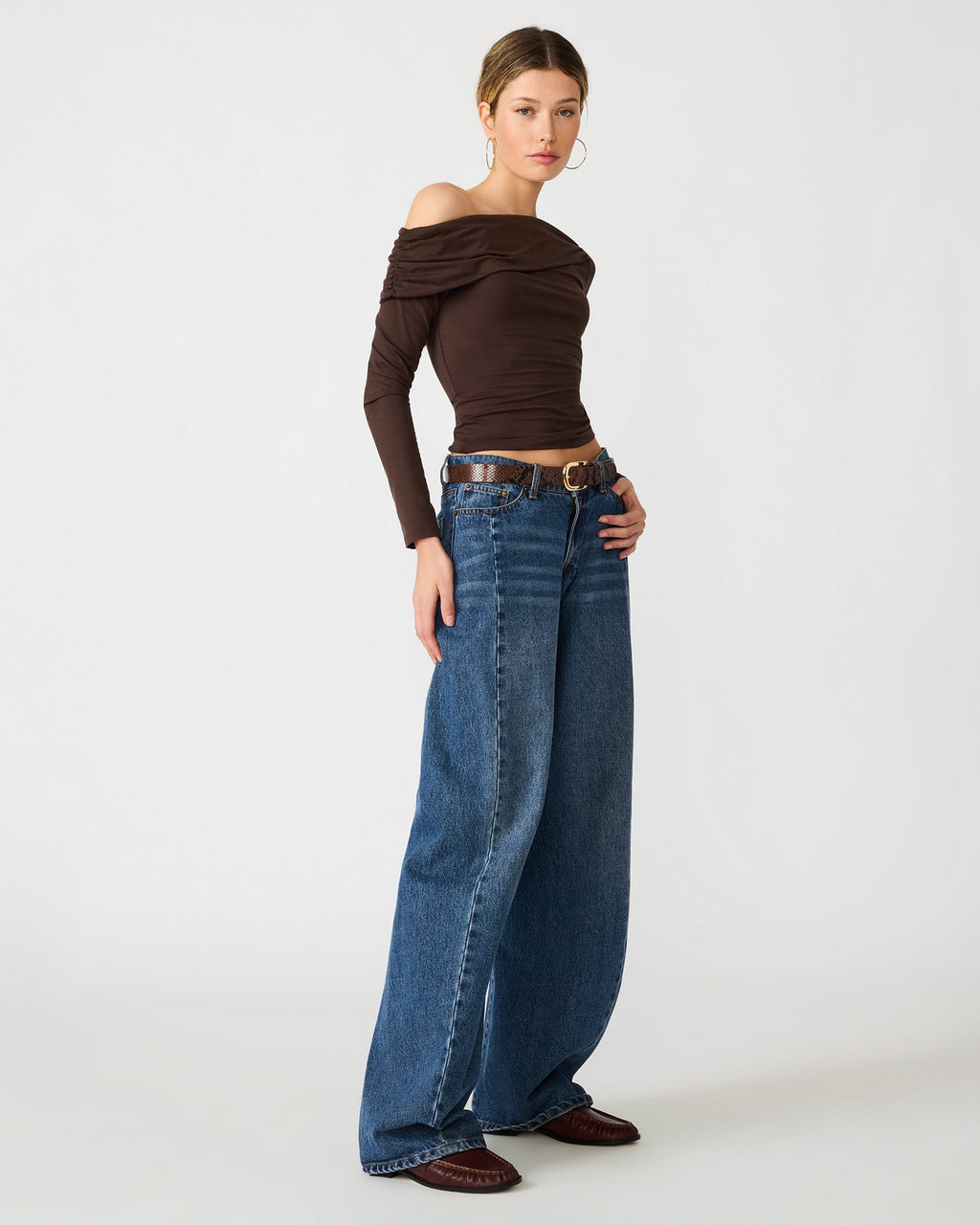 RYDER KNIT TOP WALNUT  Famous | Online Store
