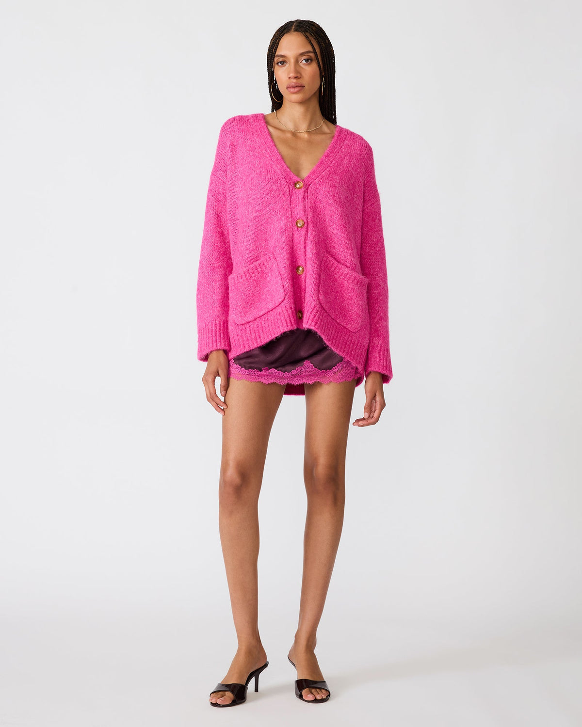 FINLEY SWEATER PINK VIOLET  Famous | Online Store
