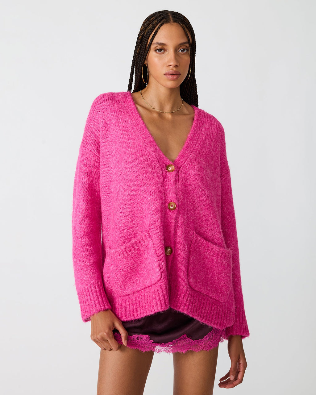 FINLEY SWEATER PINK VIOLET  Famous | Online Store