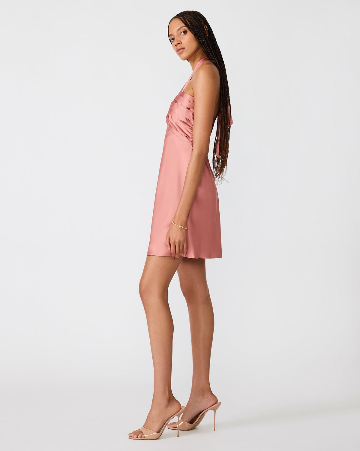 EVIANA DRESS ROSE NUDE  Famous | Online Store