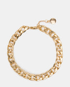 LINK CHAIN ANKLET GOLD  Famous | Online Store