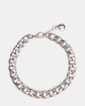 LINK CHAIN ANKLET SILVER  Famous | Online Store