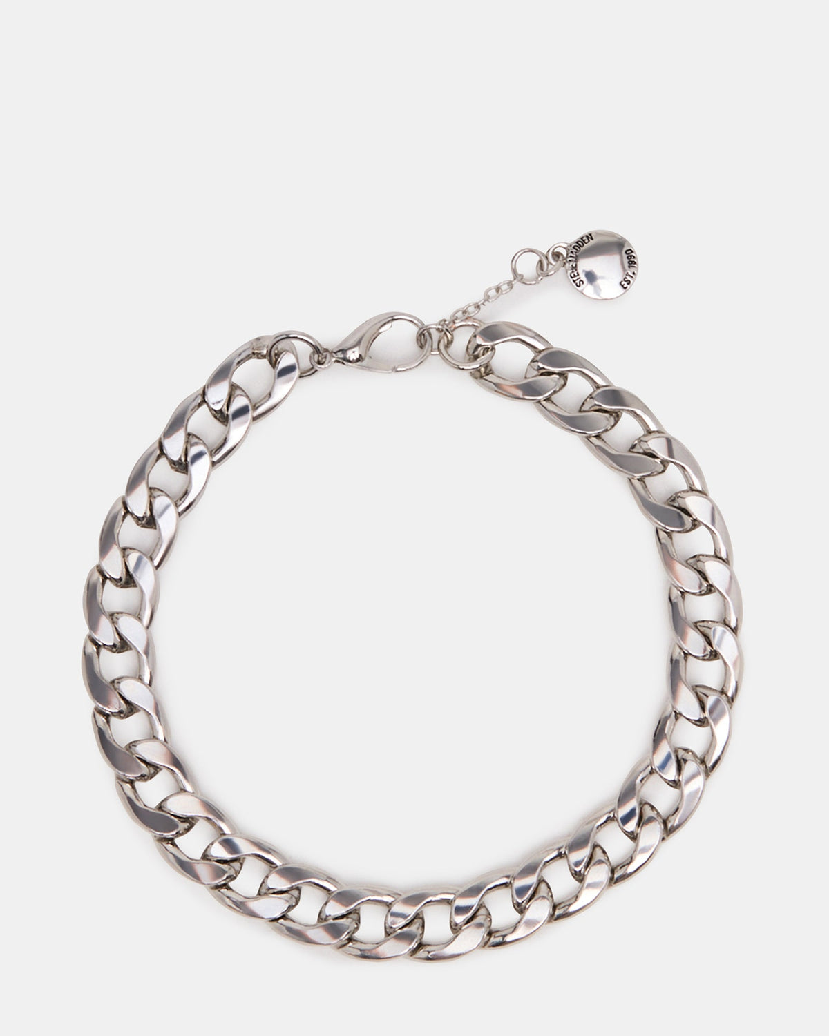 LINK CHAIN ANKLET SILVER  Famous | Online Store