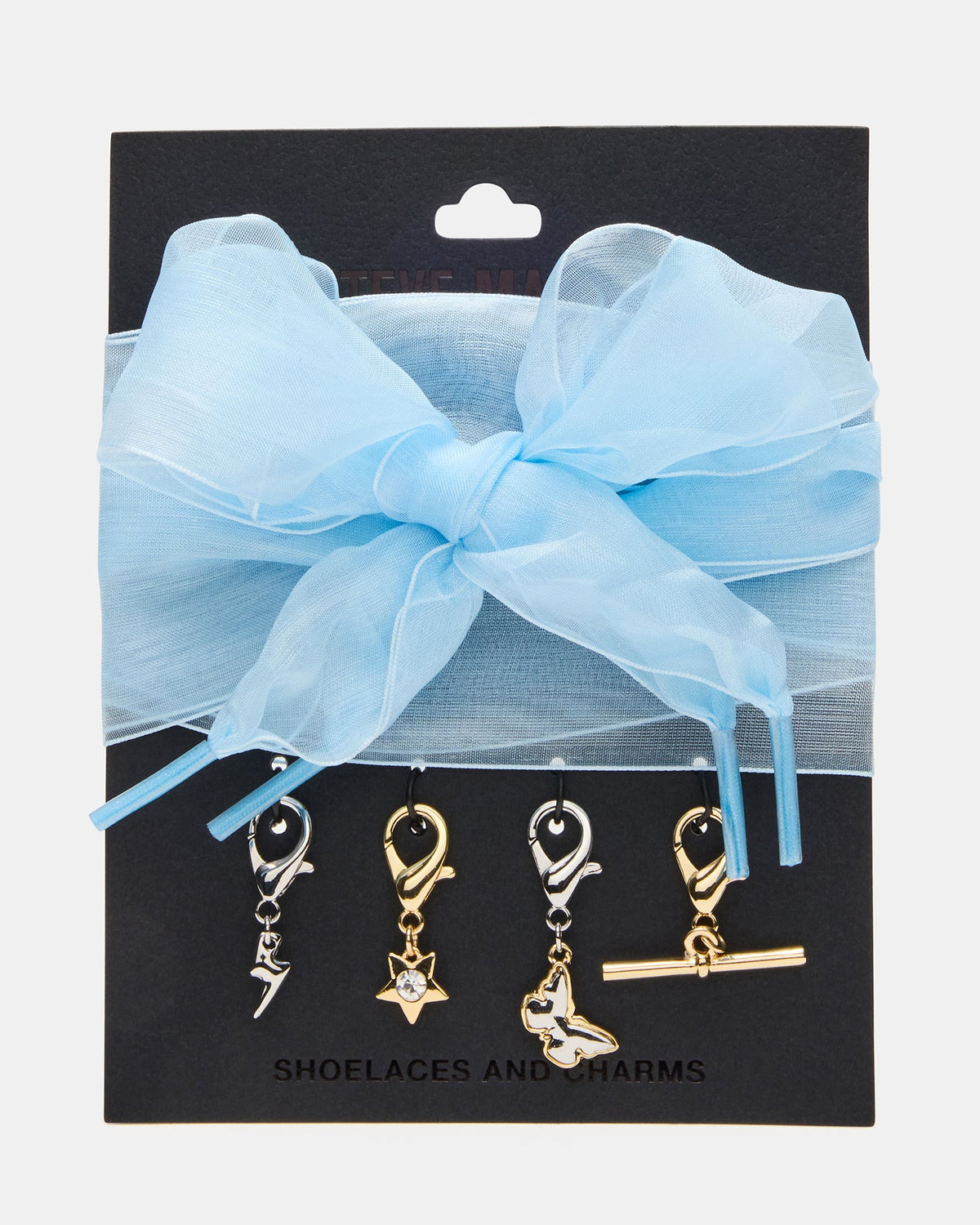 SHOE LACES AND CHARMS BLUE  Famous | Online Store