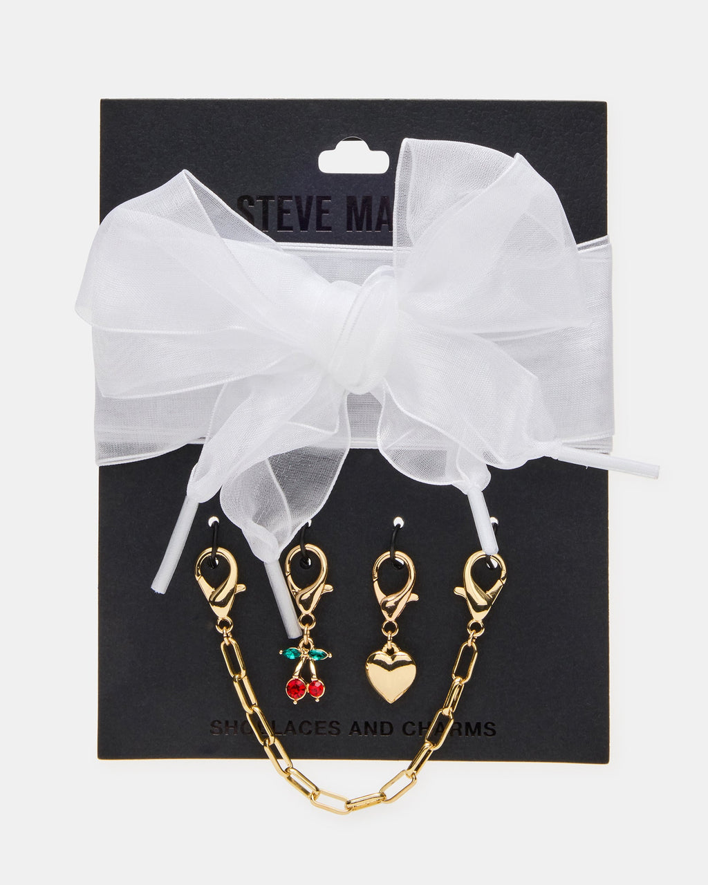 SHOE LACES AND CHARMS WHITE  Famous | Online Store