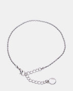 HERRINGBONE CHAIN ANKLET SET SILVER  Famous | Online Store