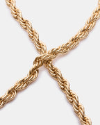 ROPE CHAIN ANKLET GOLD  Famous | Online Store
