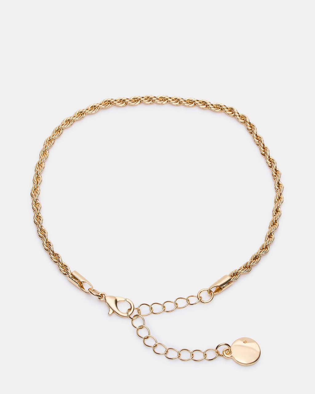 ROPE CHAIN ANKLET GOLD  Famous | Online Store