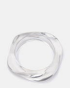 CURVED RETRO BRACELET CLEAR  Famous | Online Store