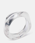 CURVED RETRO BRACELET CLEAR