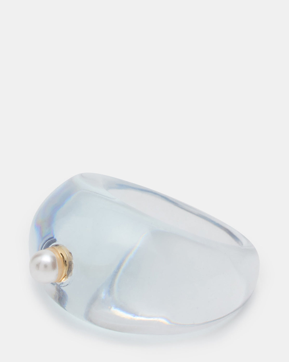 OVAL-CUT JELLY RING BLUE  Famous | Online Store