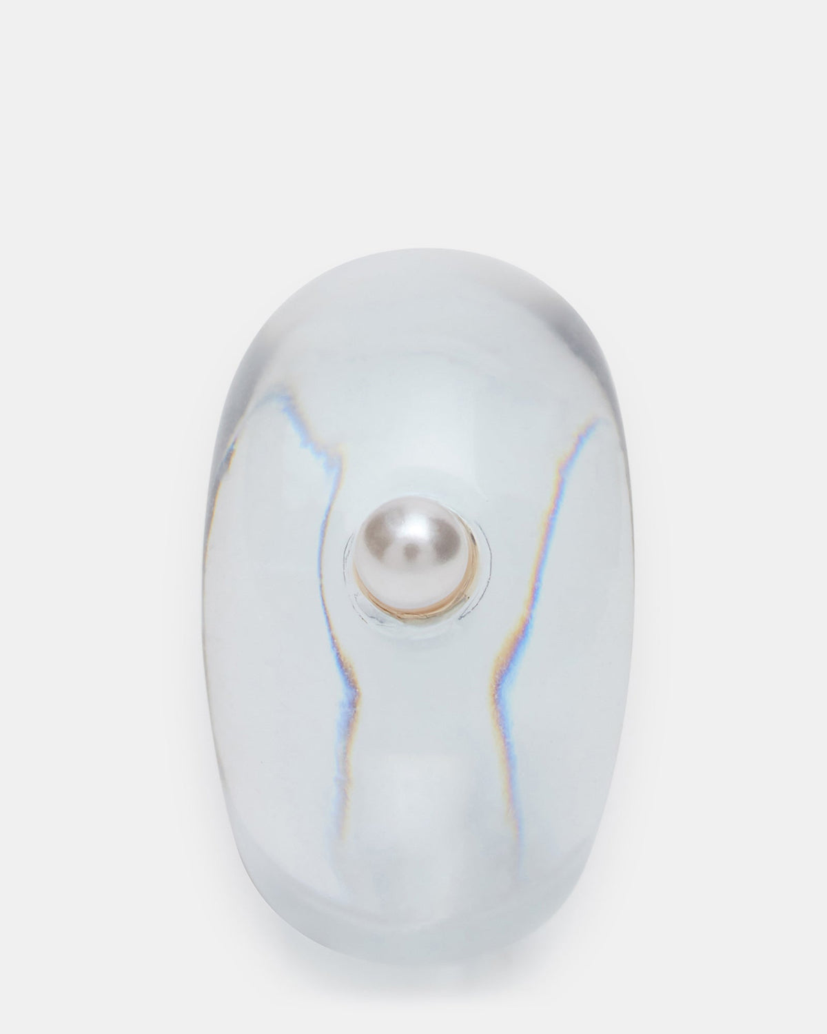 OVAL-CUT JELLY RING BLUE  Famous | Online Store