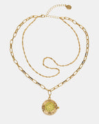 WATCH PENDANT NECKLACE GOLD  Famous | Online Store