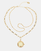 WATCH PENDANT NECKLACE GOLD  Famous | Online Store