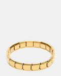 LINK STRETCH BRACELET GOLD  Famous | Online Store