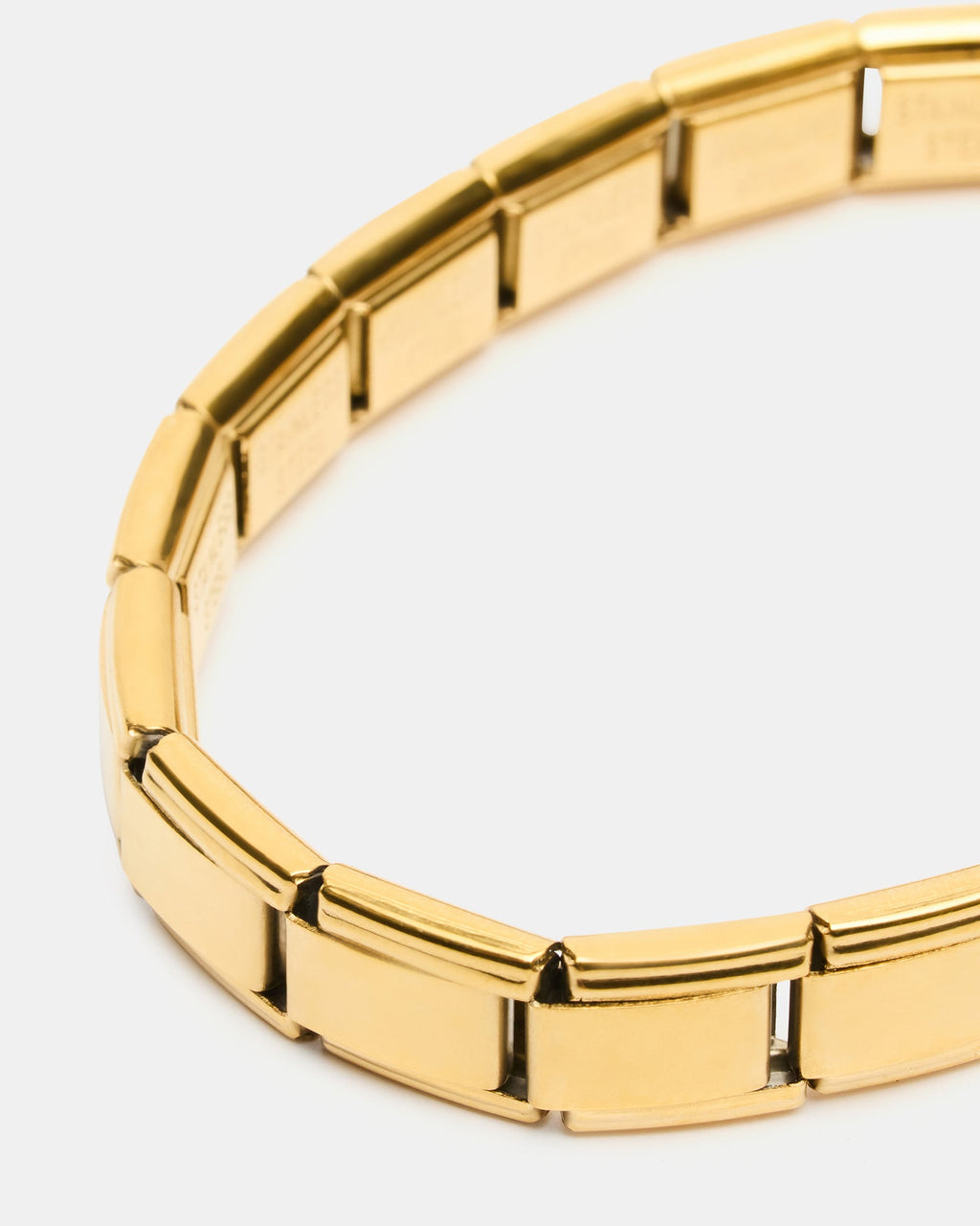 LINK STRETCH BRACELET GOLD  Famous | Online Store