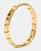 LINK STRETCH BRACELET GOLD  Famous | Online Store