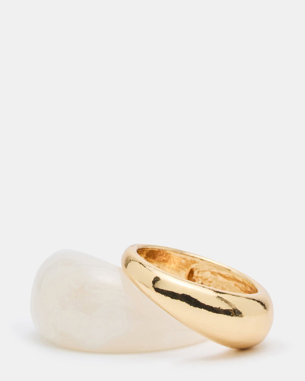 RESIN RING SET NATURAL  Famous | Online Store