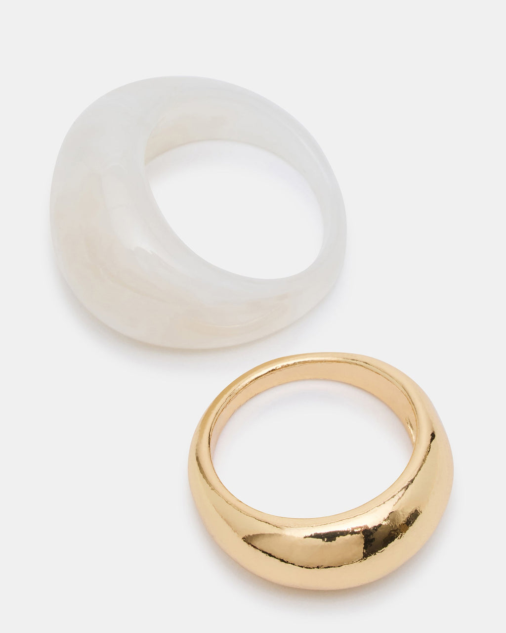 RESIN RING SET NATURAL  Famous | Online Store