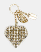 HEART BAG CHARM PEARL  Famous | Online Store