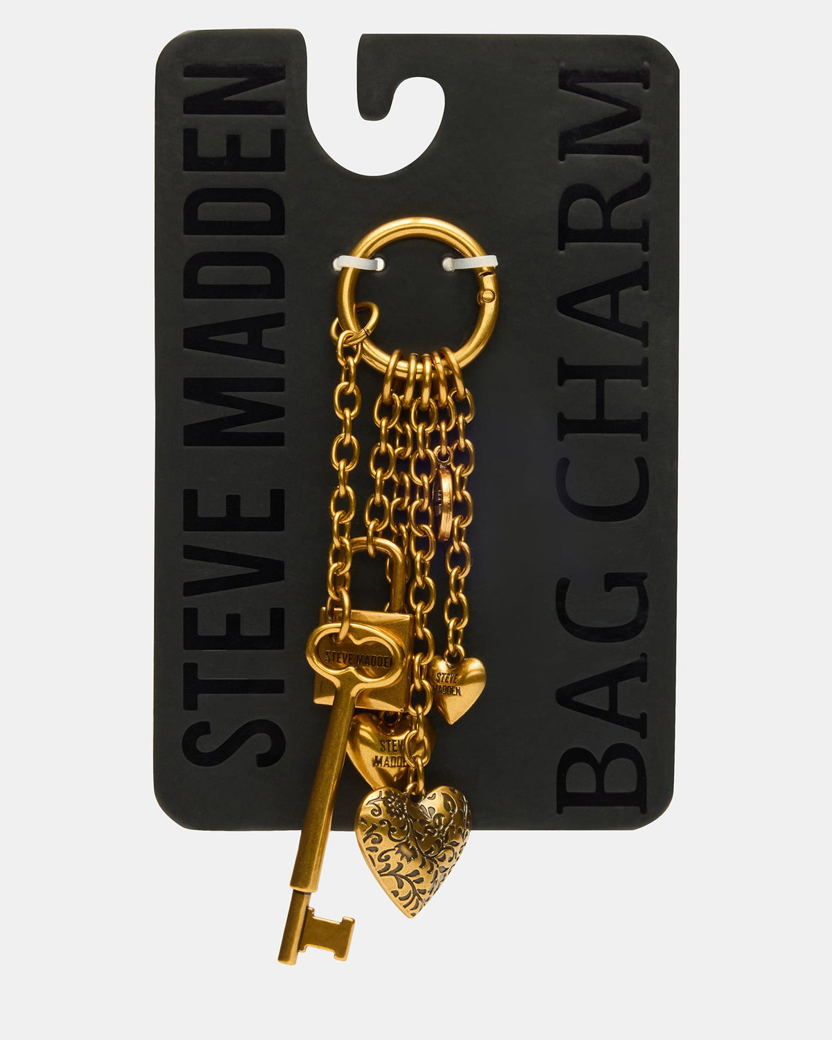 TOKEN BAG CHARM GOLD  Famous | Online Store
