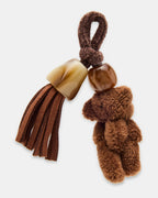 TEDDY SHOE CHARM BROWN  Famous | Online Store