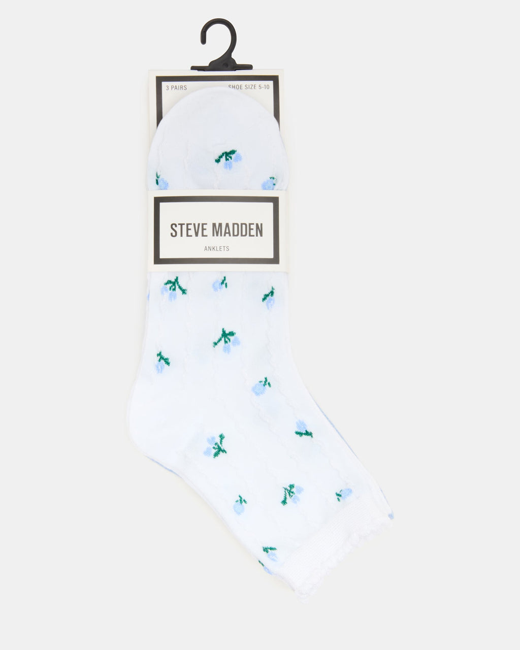 3 SPRING PACK FLOWER SOCKS WHITE MULTI  Famous | Online Store