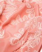 PAISLEY SATIN SCARF TERRACOTTA  Famous | Online Store