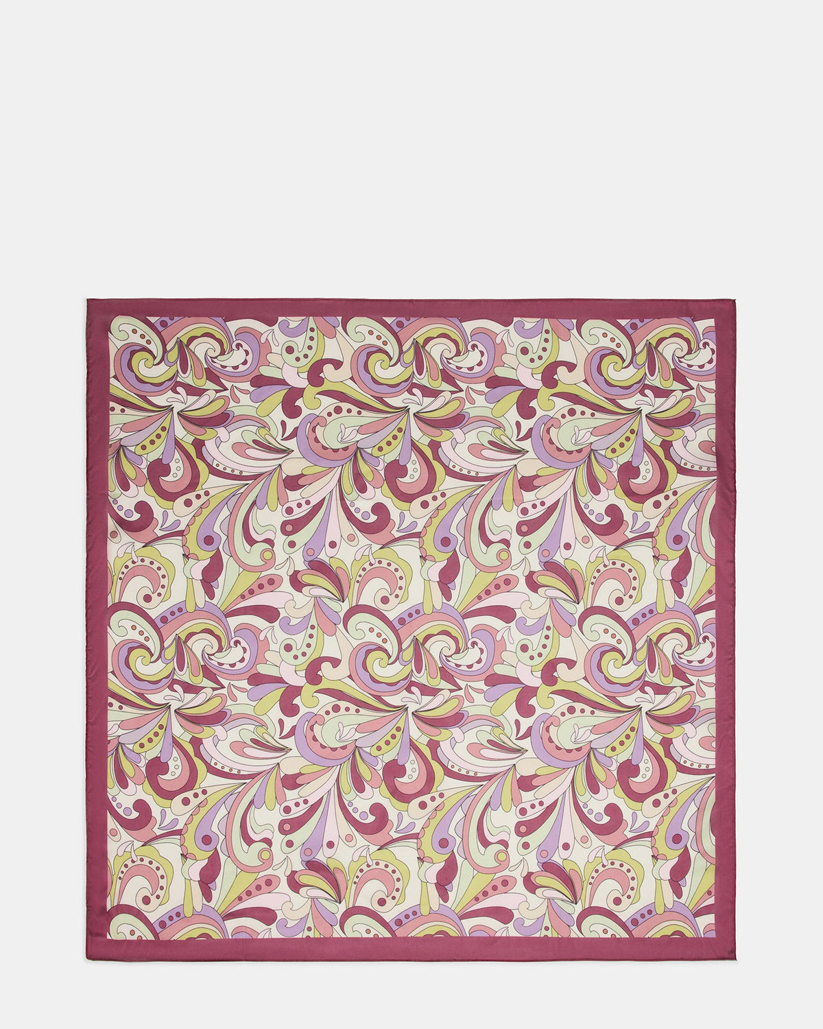 LAVENDER PRINTED SCARF  Famous | Online Store