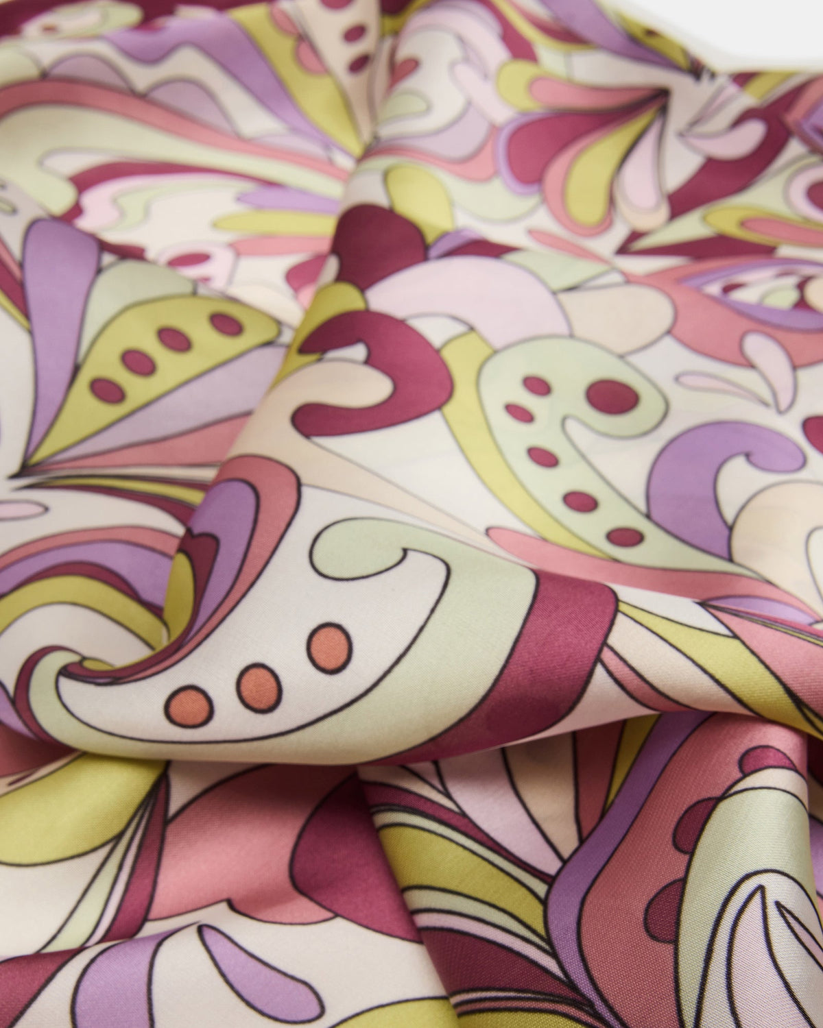 LAVENDER PRINTED SCARF  Famous | Online Store
