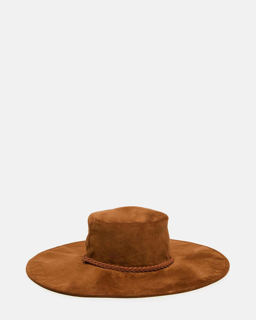 CHLOE FAUX SUEDE FLOPPY FEDORA TIRAMISU