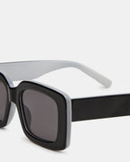 ASHLIN SUNGLASSES BLACK/WHITE  Famous | Online Store