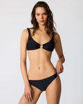 SLEEK 'N CHIC BIKINI TOP BLACK  Famous | Online Store