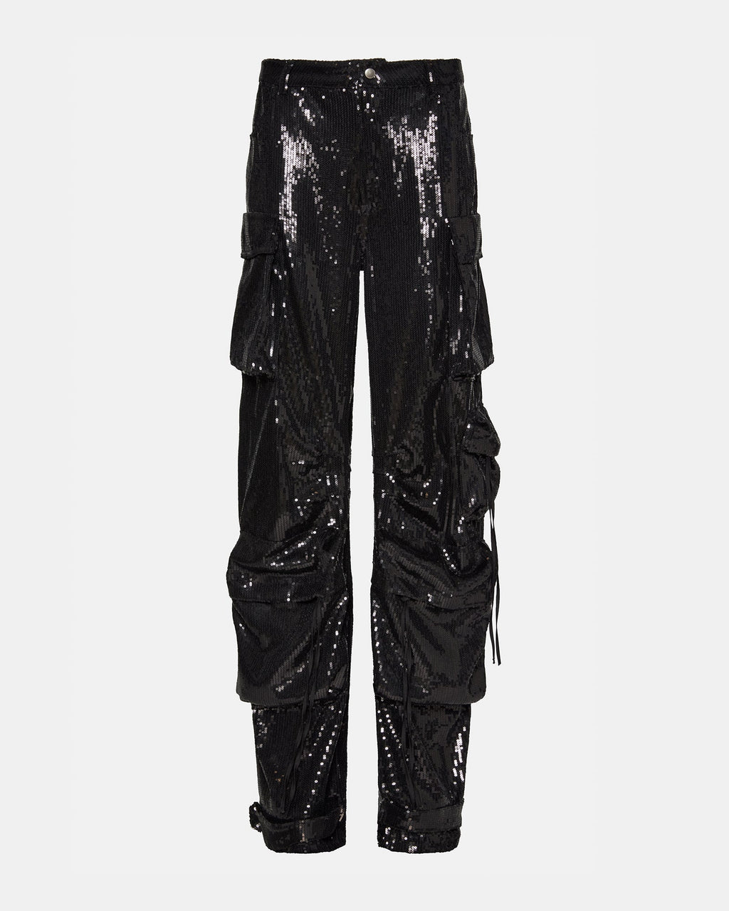 DUO SEQUIN PANT BLACK  Famous | Online Store