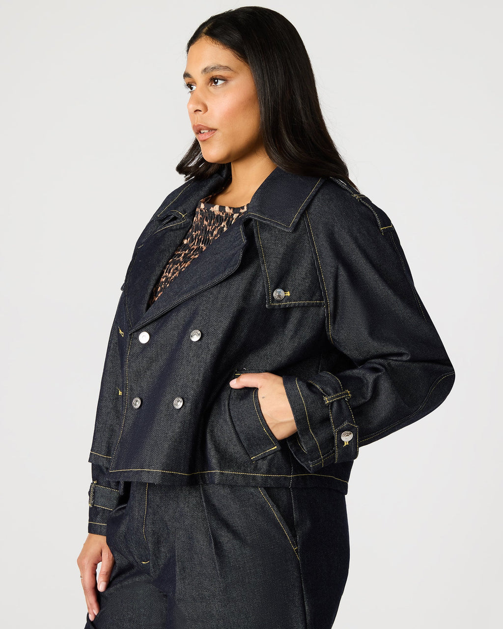 SIRUS DENIM JACKET INDIGO  Famous | Online Store