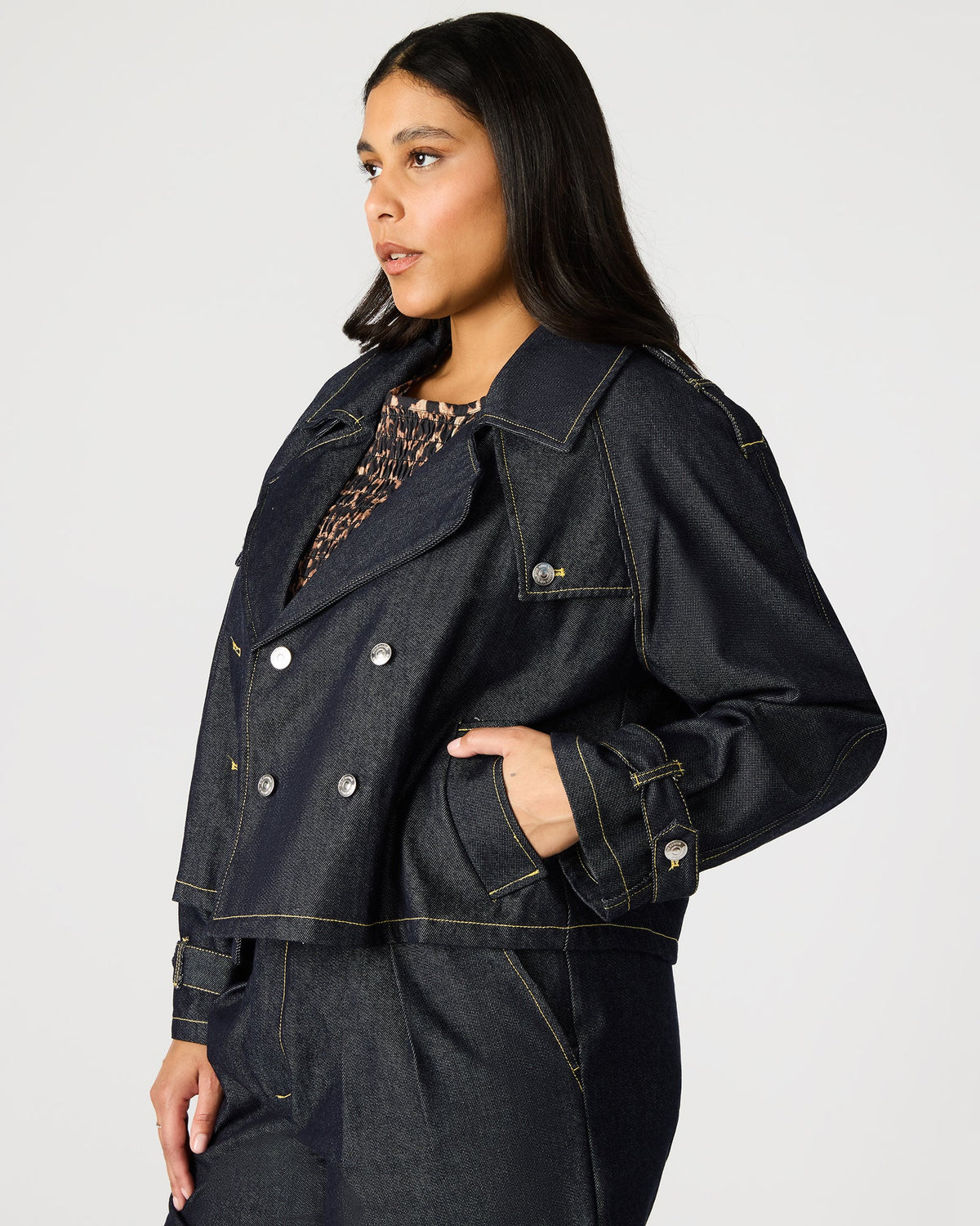 SIRUS DENIM JACKET INDIGO  Famous | Online Store