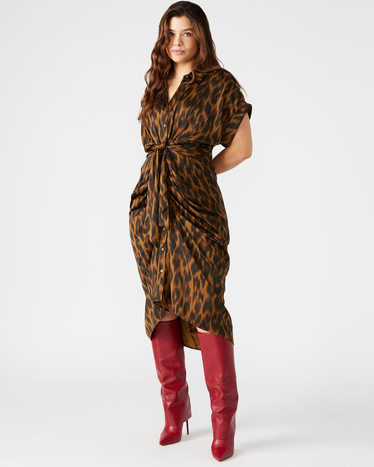 TORI DRESS LEOPARD  Famous | Online Store