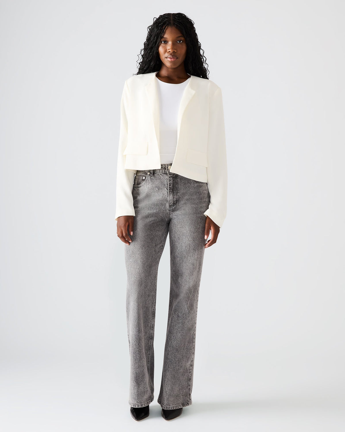 SERENEA BLAZER WHITE  Famous | Online Store