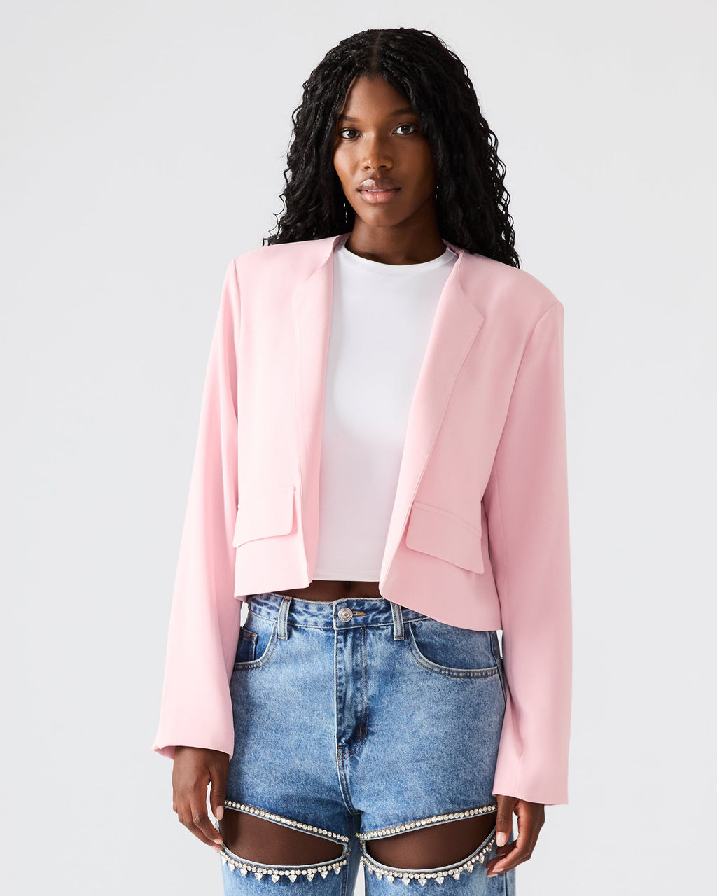 SERENEA BLAZER POWDER PUFF  Famous | Online Store