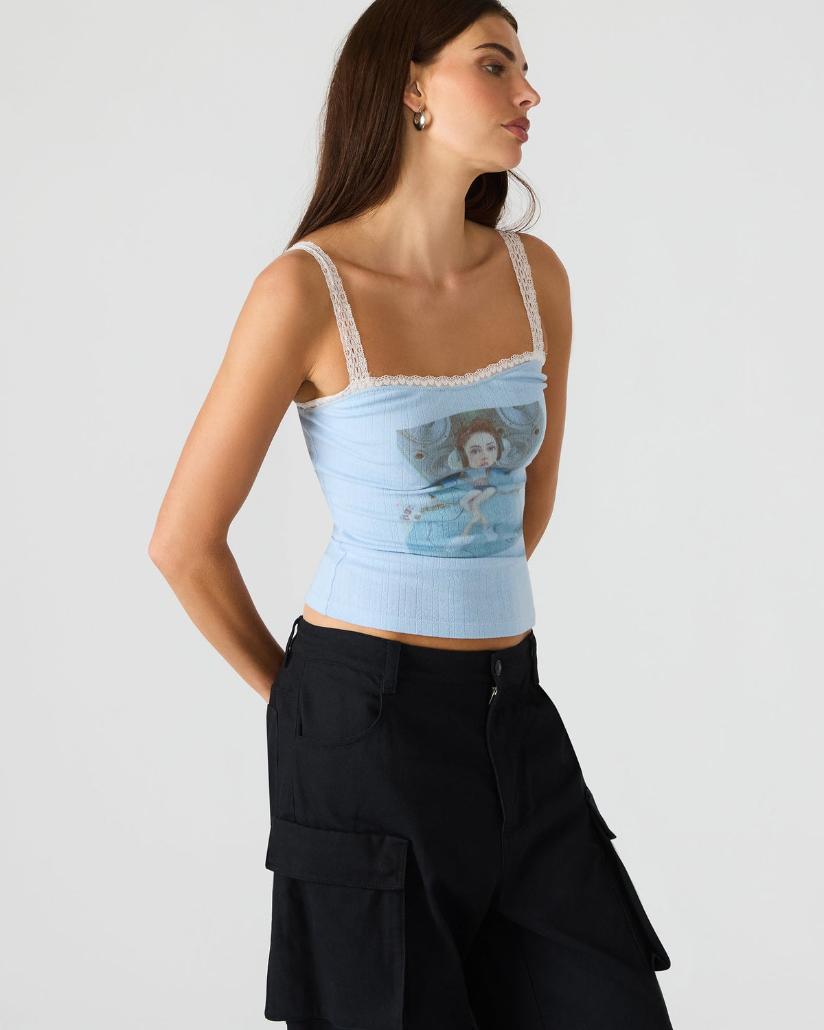 LOVE GOLDIE TANK SURF BLUE  Famous | Online Store