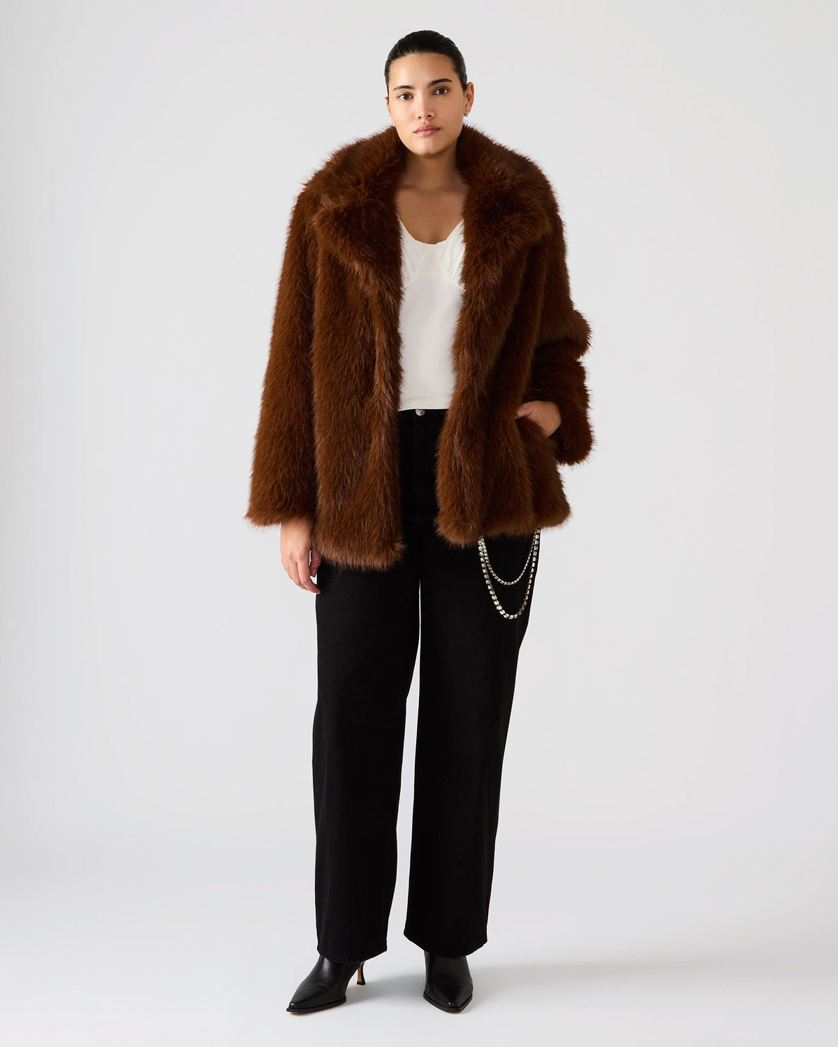 KINDRA COAT BROWN  Famous | Online Store