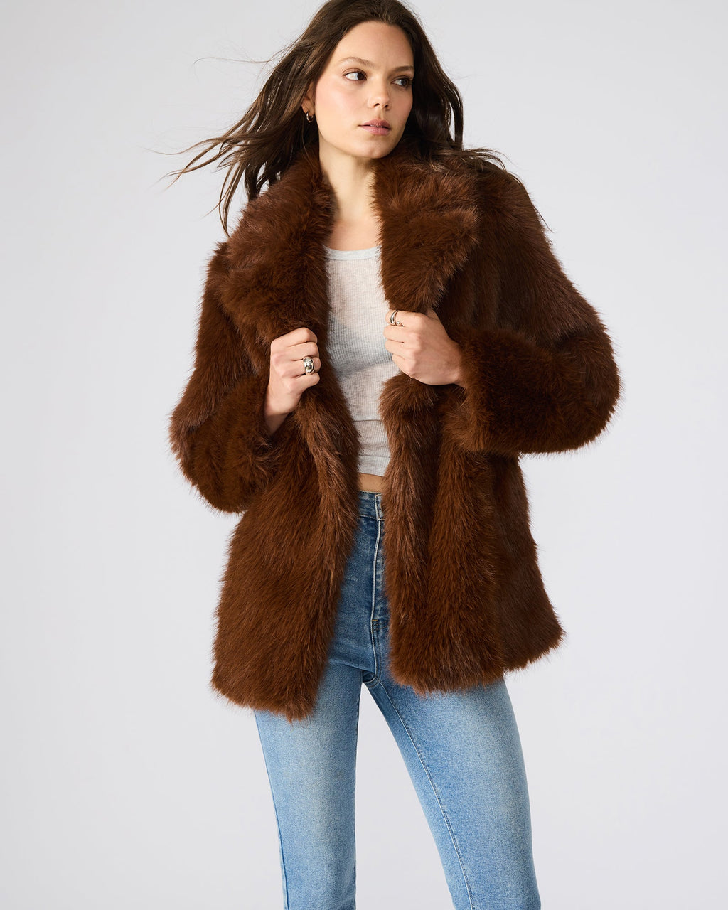 KINDRA COAT BROWN  Famous | Online Store