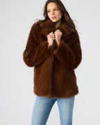KINDRA COAT BROWN  Famous | Online Store