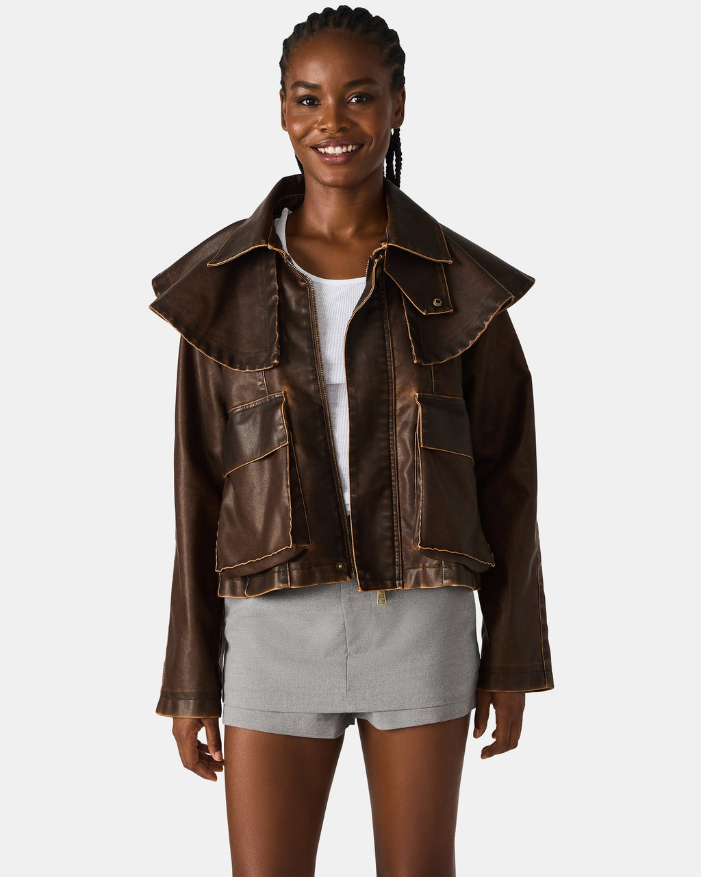 VARVARA JACKET CHOCOLATE  Famous | Online Store
