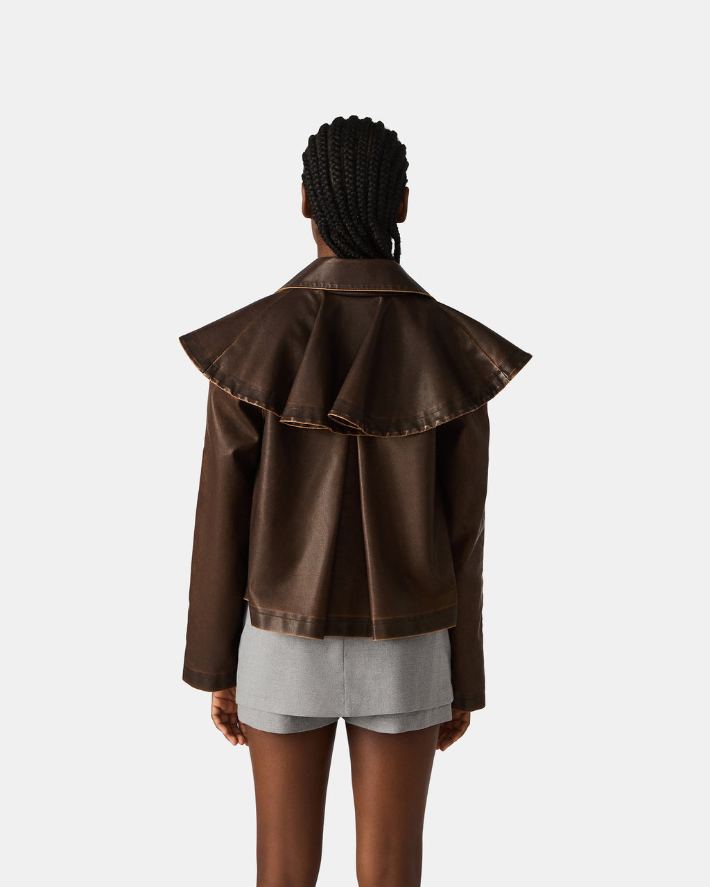 VARVARA JACKET CHOCOLATE  Famous | Online Store
