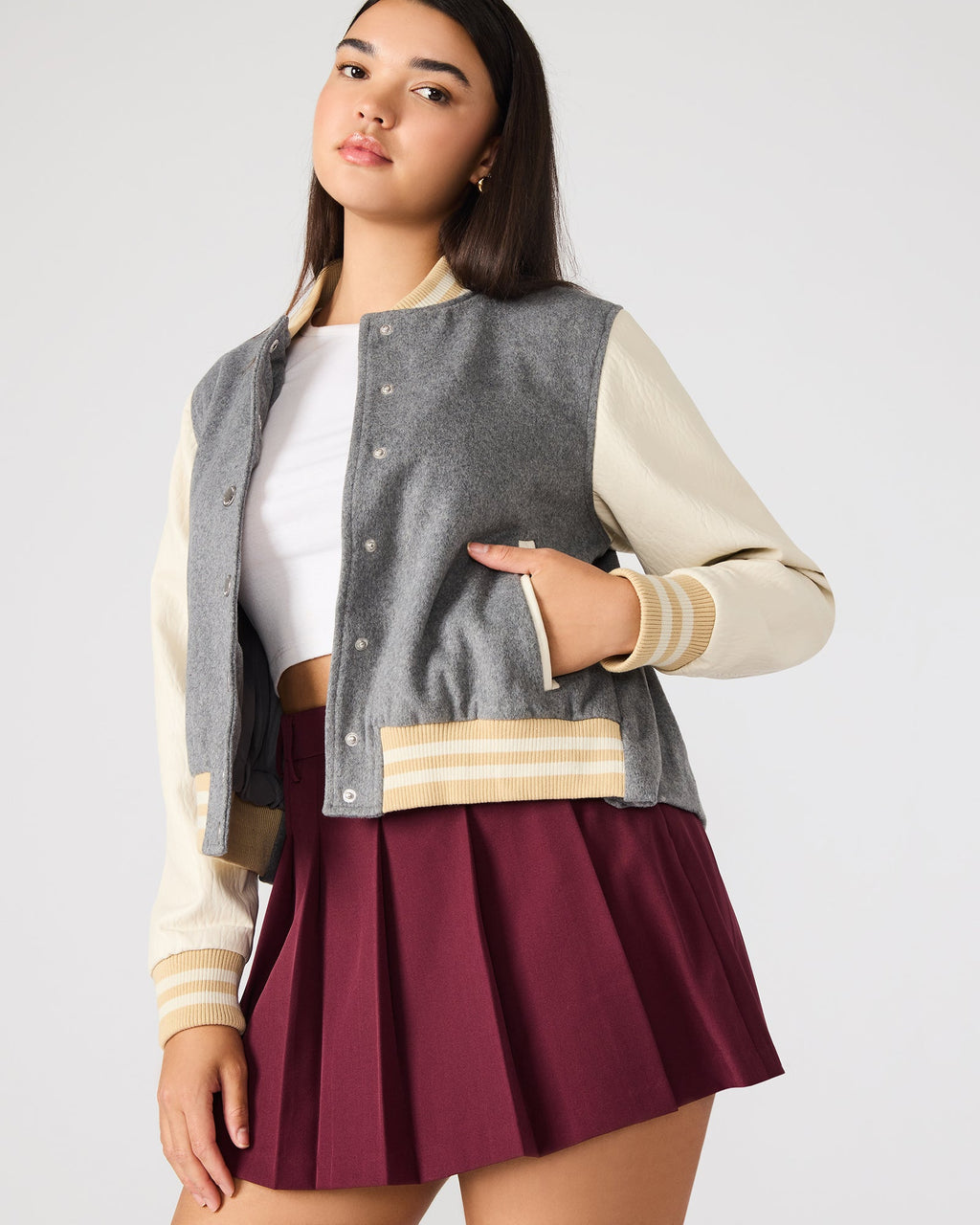 ROONEY JACKET HEATHER GREY  Famous | Online Store