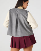 ROONEY JACKET HEATHER GREY  Famous | Online Store